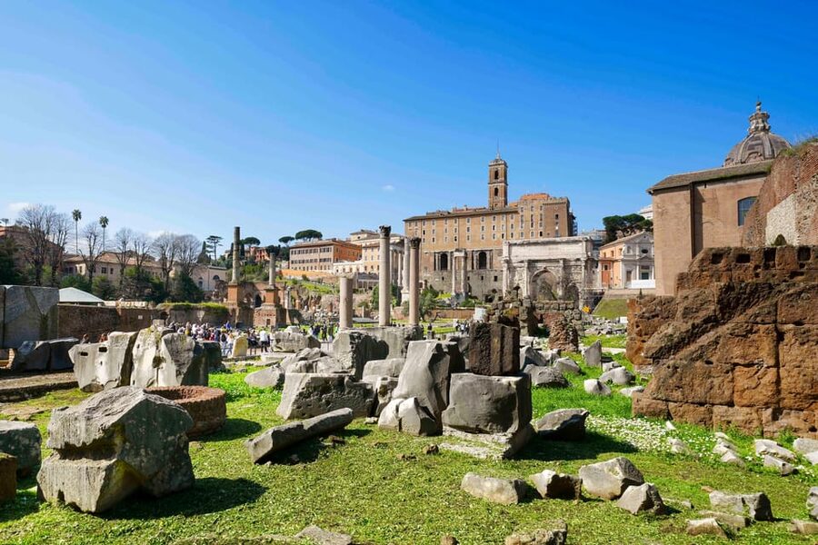 Rome: Colosseum & Forum with Audio Guide App -Optional Arena - Finding Via delle Terme di Tito 93