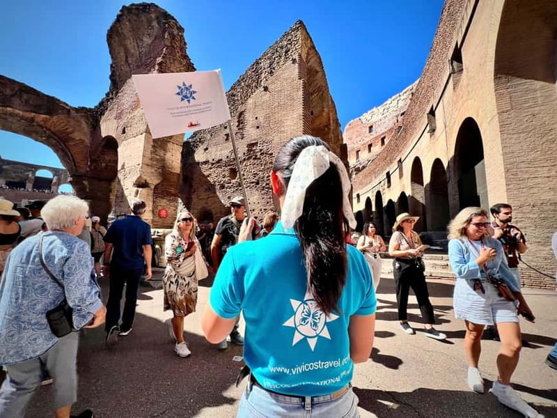 Rome: Colosseum & Forum with AudioGuide App + Optional Arena - Entering the Colosseum with a timed ticket