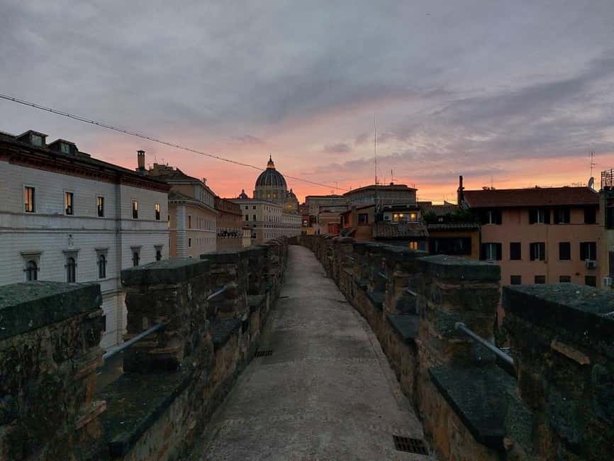 Rome: Evening Tour of Passetto di Borgo and Audio Guide App - Why the Passetto di Borgo matters