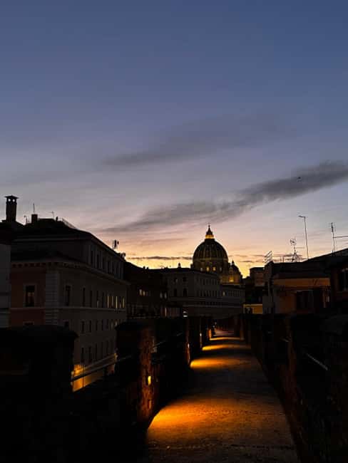 Rome: Evening Tour of Passetto di Borgo and Audio Guide App - Starting near Piazza della Città Leonina