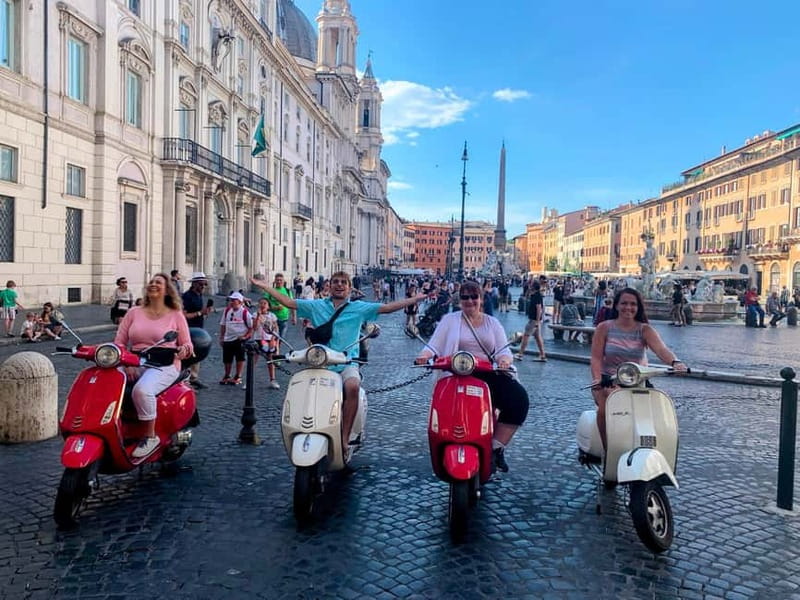 Rome: Guided Vespa Tour with Self-Drive or as a Passenger - Janiculum Hill gives the route its best view
