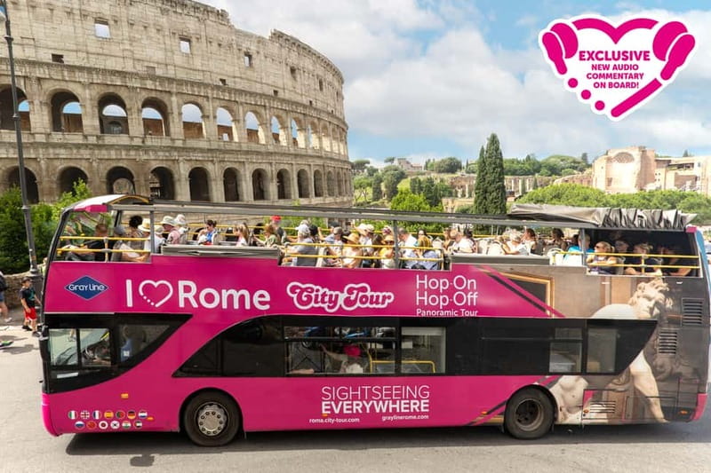 Rome: Hop-on Hop-off Sightseeing Bus Tour with Audioguide - Circus Maximus, the Mouth of Truth, and Rome’s ancient core