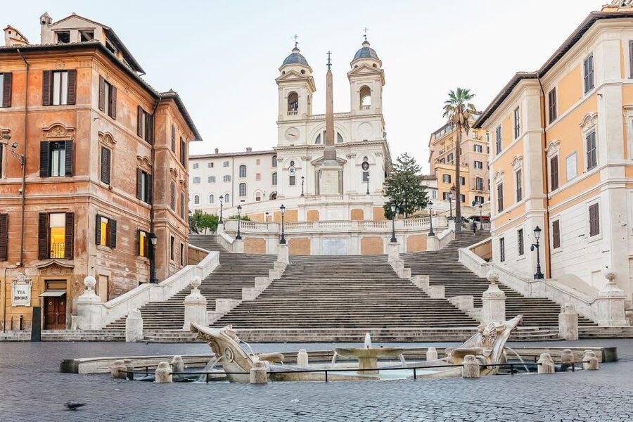 Rome: Hop-on Hop-off Sightseeing Bus Tour with Audioguide - Piazza Venezia and the Roman Forum area