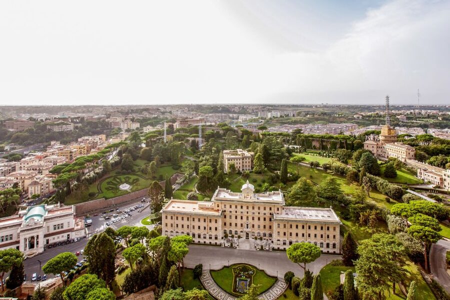 Rome: St. Peter's Basilica & Dome Entry Ticket & Audio Tour - Taking the elevator, then facing the stairs