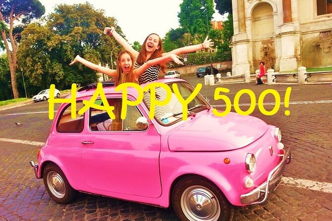 Rome: The Original Fiat 500 Self-Drive Tour - The Aventine Keyhole and Orange Garden views