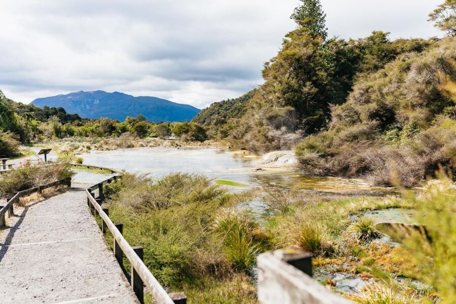 Rotorua: Waimangu Volcanic Valley Ticket & Self-Guided Walk - Mt Haszard Trail for higher views