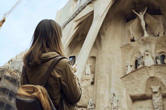 Sagrada Familia External Audio Tour - The 3 Iconic Facades - Stop one at the Nativity Façade on Carrer de la Marina