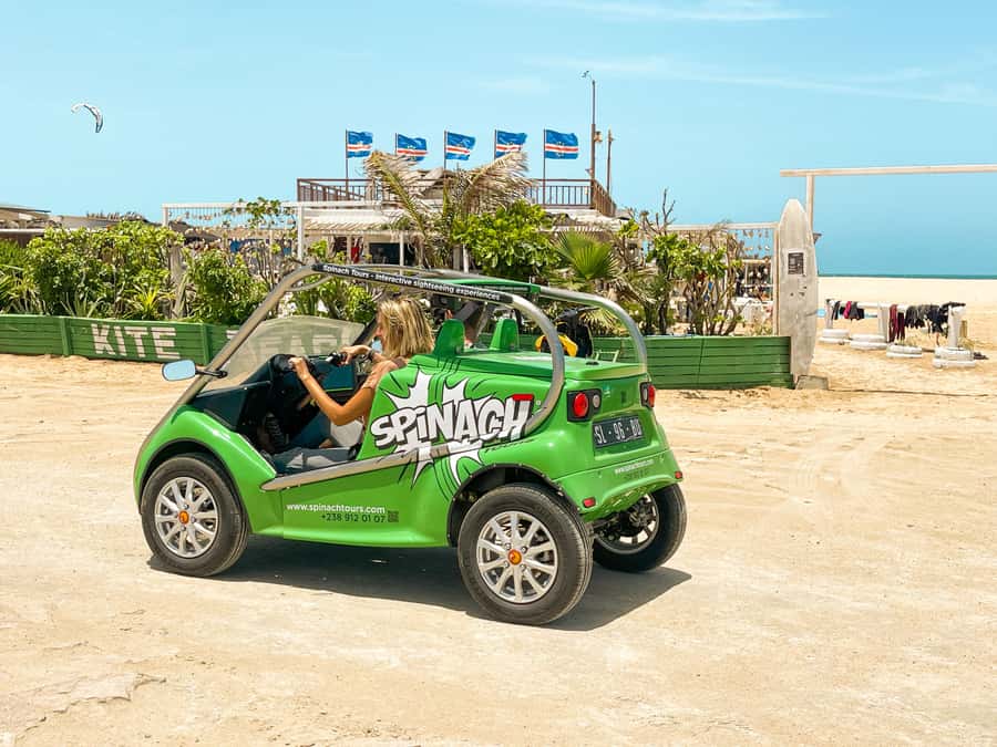 Sal Island: Two Hours Self-Drive Tour around Santa Maria - Santa Maria Beach begins the coastal circuit