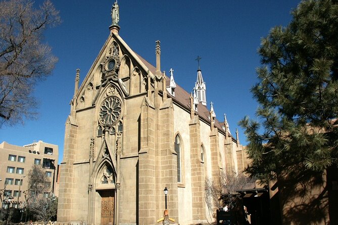 Santa Fe Historic Downtown Smart Phone Audio App Self Guided GPS Walking Tour - Loretto Chapel and the famous staircase