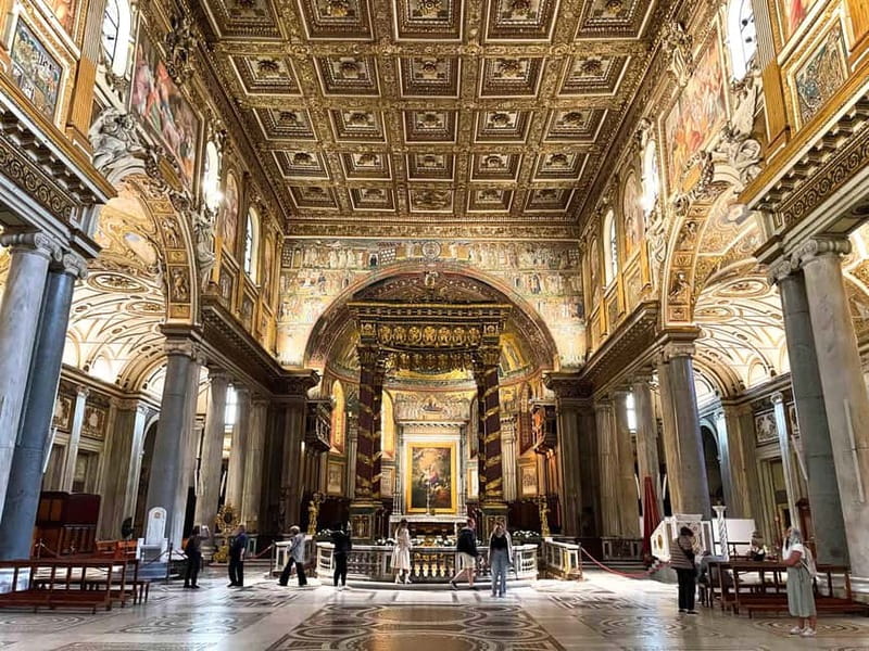 Santa Maria Maggiore: Pope Francis Entry Ticket, Audio Guide - The Main Basilica: Mosaics, Marble, and Scale