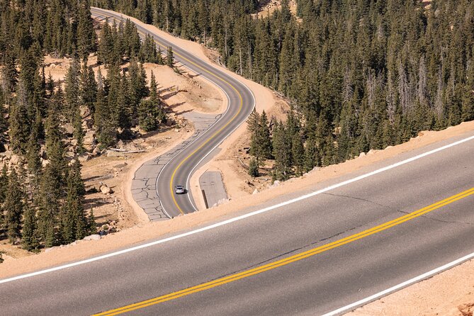 Scenic Pikes Peak Highway Self-Guided Driving Audio Tour - Cascade and the old railway viewpoint