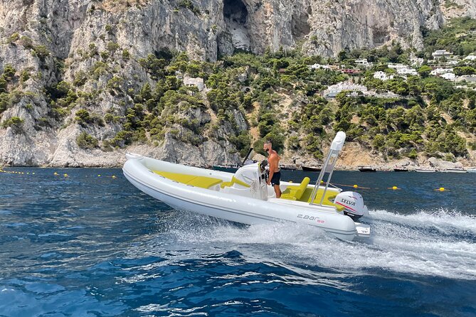 Self Drive Boat Hire - Capri from the water, not just the town