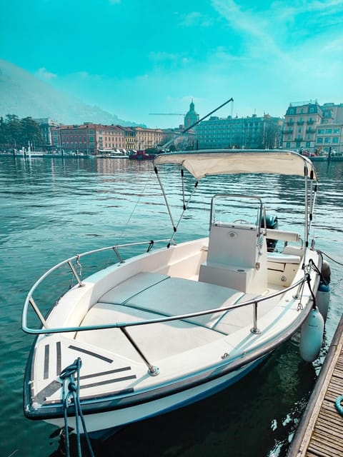 Self Drive Boat Lake Como (7pax): be a Captain, no License! - Taking the helm on Lake Como