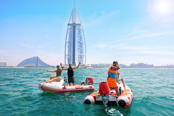 Self Drive boat tour Dubai : JBR, Atlantis and Burj Al Arab - What the $97.68 price really covers