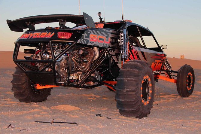 Self Drive Dune Buggy with Sandboarding and Camel Ride - Leaving Dubai for the Lahbab dunes
