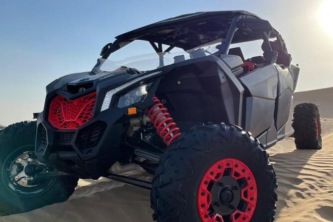 Self Drive Dune Buggy with Sandboarding and Camel Ride - Getting comfortable in the automatic buggy