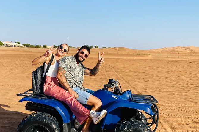Self Drive Quad Bike in Open Desert With Sand Boarding and Camels - Why Lahbab makes a good morning outing