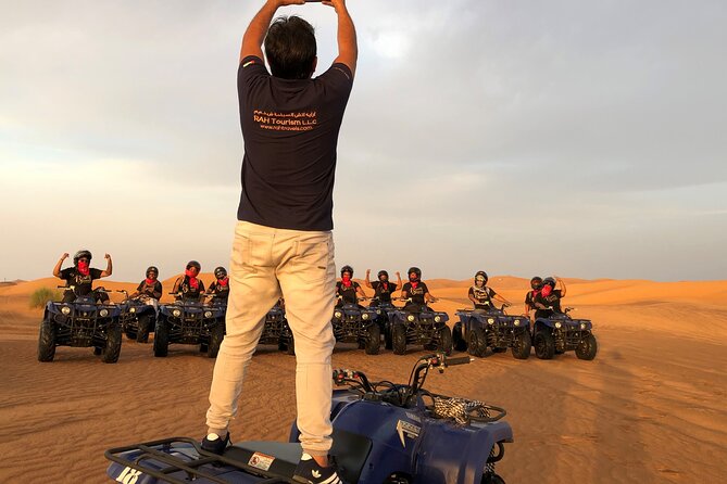 Self-drive Quad Bike with Sand Boarding and Camel Ride in Dubai - Pickup from Dubai makes the morning easier