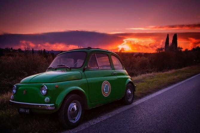Self-Drive Vintage Fiat 500 Tour from Florence: Sunset Drive and Aperitivo - Key points to know before you book