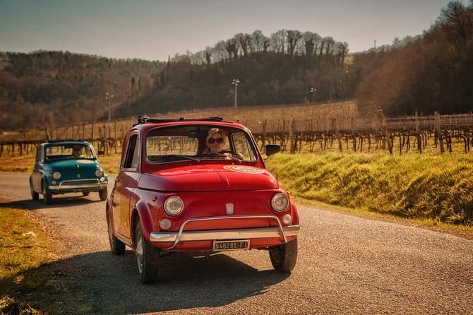 Self-Drive Vintage Fiat 500 Tour from Florence: Tuscan Wine Experience - The garage briefing and manual gearbox test
