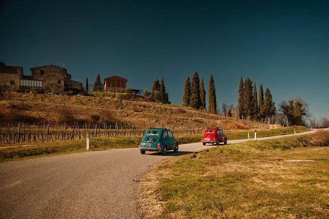 Self-Drive Vintage Fiat 500 Tour from Florence: Tuscan Wine Experience - The convoy through the Tuscan hills