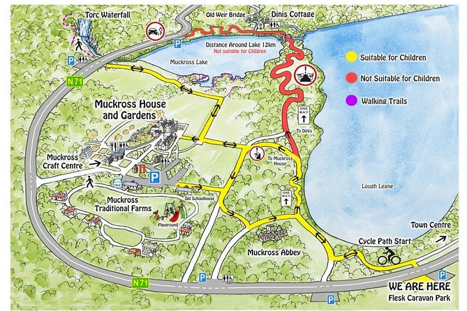 Self-Guided Bike Tour of Killarney National Park, Muckross Gardens & Waterfall - Muckross House and gardens: the grand opening act