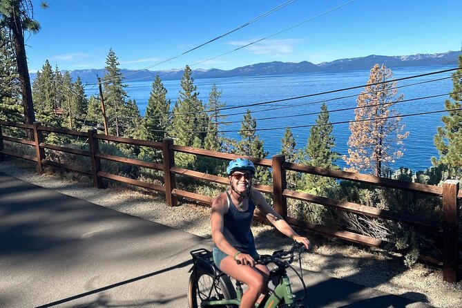 Self Guided E-Bike Tour on Lake Tahoe’s East Shore Bike Path - The first 1.5 miles to the lakeshore path