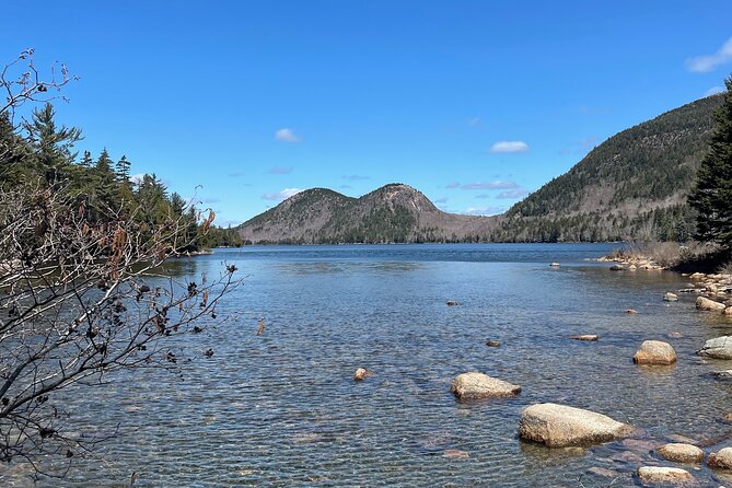 Self Guided GPS Audio Driving Tour Acadia NP From Hulls Cove VC - Jordan Pond House and the Bubble stops