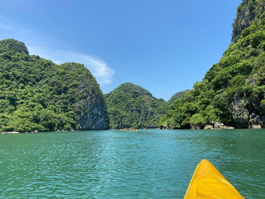 Self guided kayaking tours in less traveled Lan Ha Bay - Support from Blue Swimmer Adventures