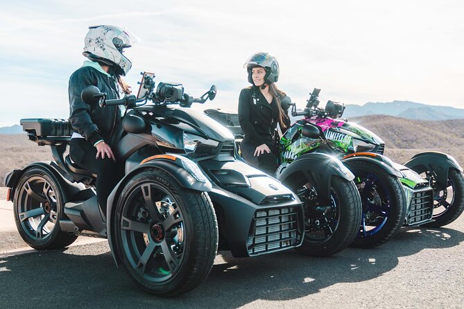 Self-Guided Red Rock Canyon CanAm Trike Tour - The optional paid section and 15-mile loop