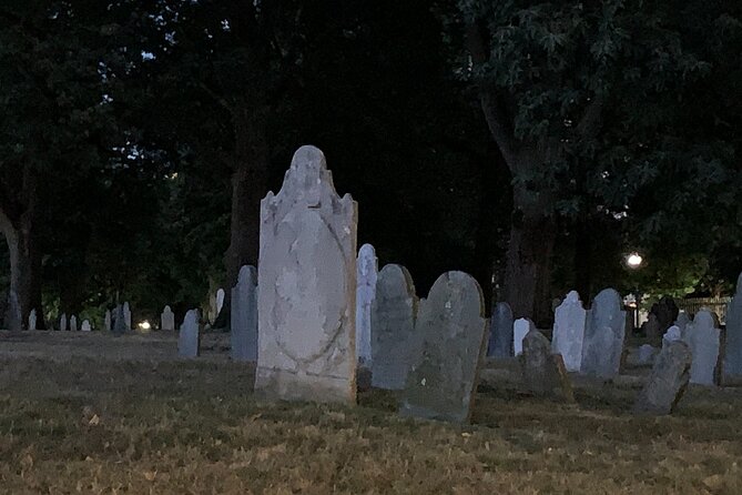 Self-Guided Smartphone Ghost Walking Tour Boston App EMF Reader - Burial ground stories stay outside the gates