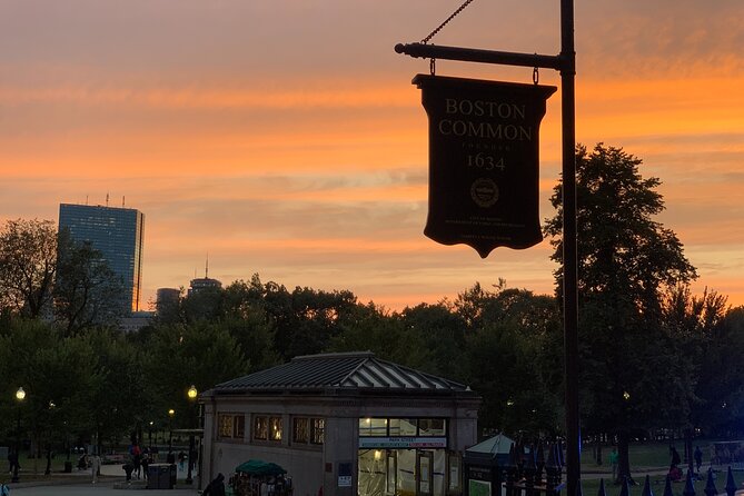 Self-Guided Smartphone Ghost Walking Tour Boston App EMF Reader - Boston Common brings the largest story section