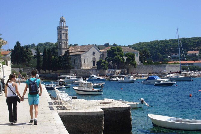 Self-Guided Walking Tour of Hvar’s Historical Old Town - Riva and the view toward the Pakleni Islands