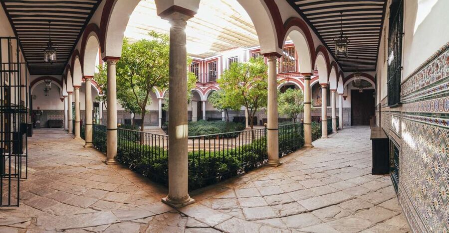 Seville: Hospital de los Venerables Ticket with Audio Guide - Entering the old hospital and its Sevillian courtyard