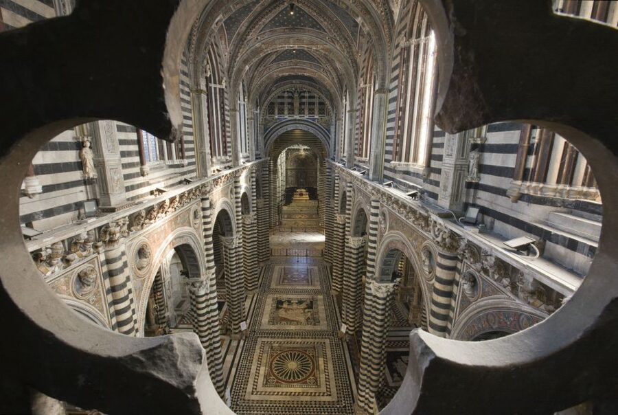 Siena: Cathedral Complex Pass with Audio Guide (OPA SI PASS) - Inside the Cathedral, look down as much as up