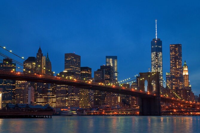 Skyline Night Bus Audio Narrated Tour Experience - Midtown icons glow after dark