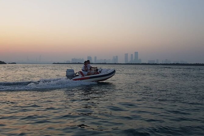Small-Group Self-Drive Speedboat Tour in Yas Island Mangroves - Al Raha Creek supplies the final city views