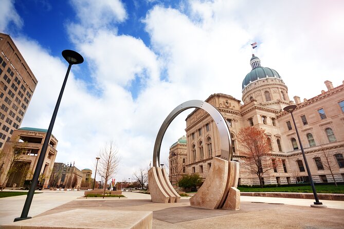 Smartphone Guided Indianapolis Downtown Sites Audio Walking Tour - Ending at Central Library