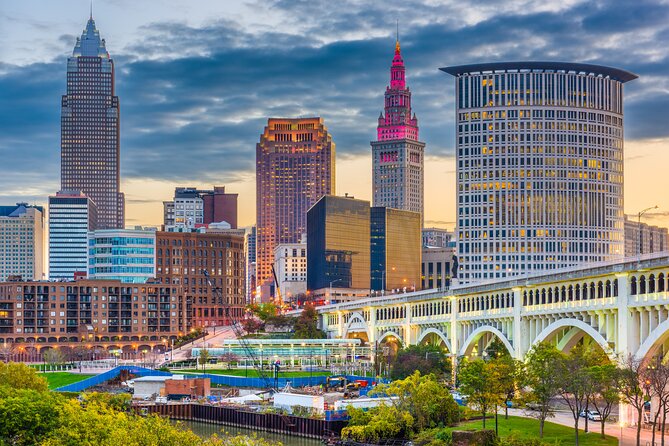 Smartphone-Guided Walking Tour of Downtown Cleveland Sights & Stories - East 4th Street, entertainment, and the city’s sports heart