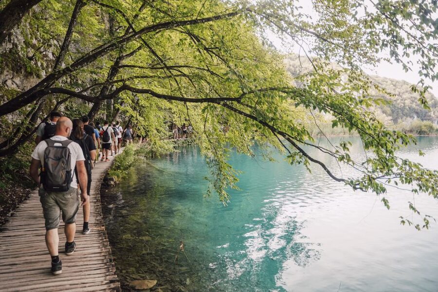Split: Self-Guided Plitvice Lakes Day Tour with Boat Ride - The early bus ride and café stop