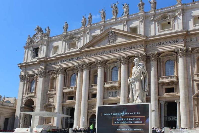 St. Peter's Basilica: Hosted Entrance & Digital Audioguide - What is not part of the visit
