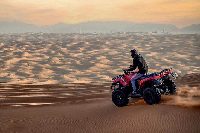 Suzuki 400CC 2Seater QUAD BIKE Self Drive to open desert - Key points at a glance