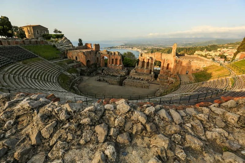 Taormina: Ancient Theater Skip-the-Line Ticket & Audio Guide - Walking through the Greek and Roman remains
