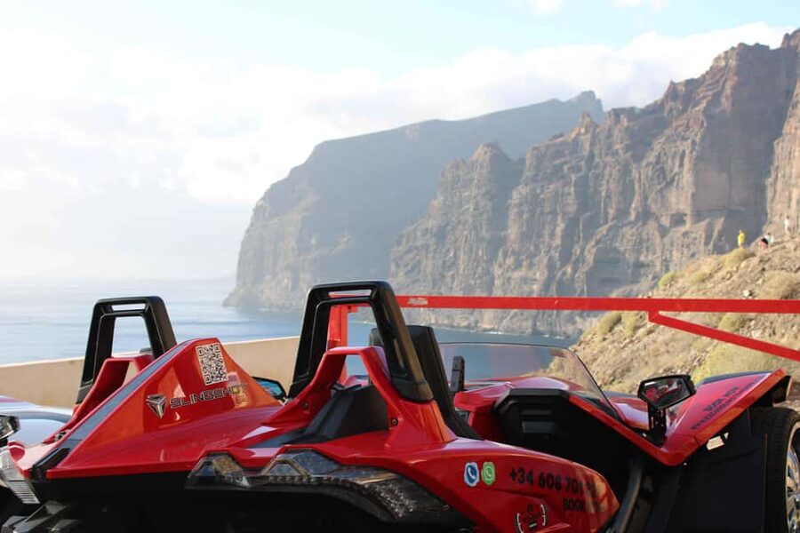 Tenerife: Los Gigantes Self-Drive Slingshot Tour - The 600-meter cliffs at sunset