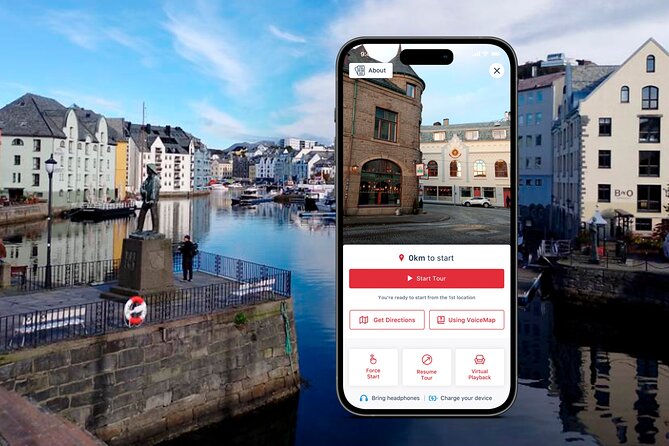 The Essence of Ålesund Self-Guided Walking Tour - Key points about the Ålesund walking route