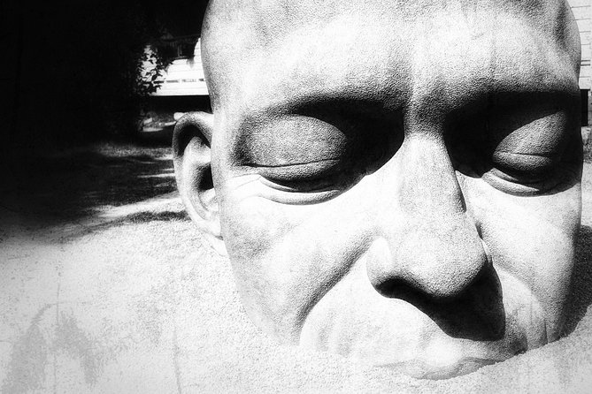 The Sights of Canmore: a Smartphone Audio Walking Tour - Churches, law and order, and the Big Head Sculpture