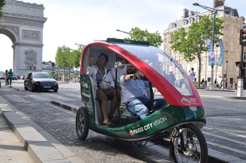 The Tout Paris Private Rickshaw bike Tour with Audio Guide - The Latin Quarter, Sorbonne, and Pantheon