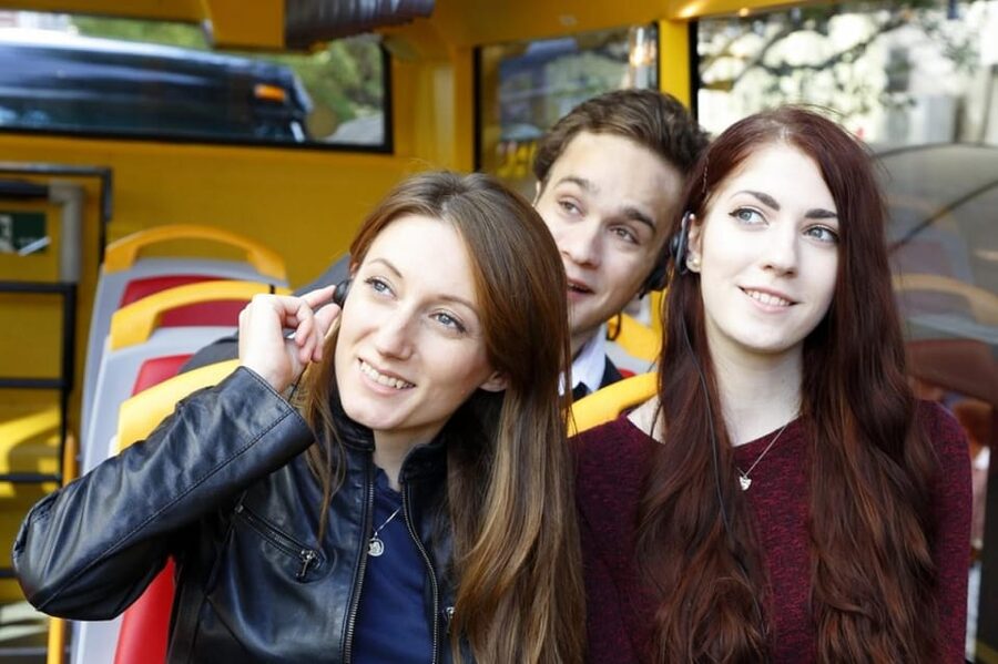 Tokyo: 60min Panoramic Open Top Bus Tour with Audio Guide - The audio guide and what you need to bring