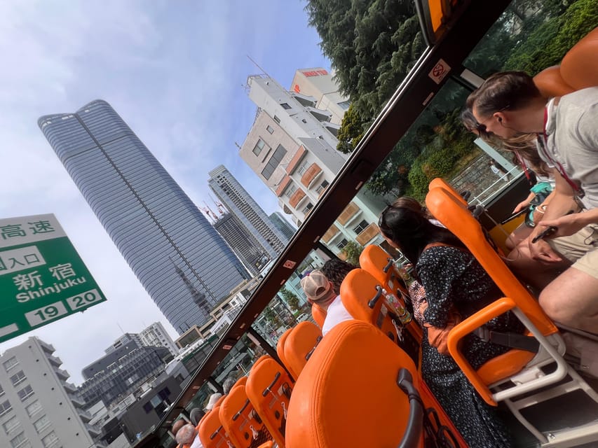 Tokyo: 60min Panoramic Open Top Bus Tour with Audio Guide - Odaiba and Toyosu from the upper deck