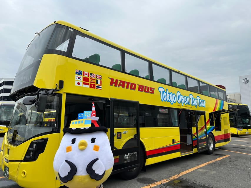 Tokyo: 60min Panoramic Open Top Bus Tour with Audio Guide - Tsukiji Outer Market and Kabuki-za